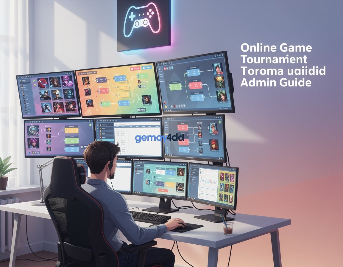 Ilustrasi panduan admin room match untuk turnamen game online gemoy4d